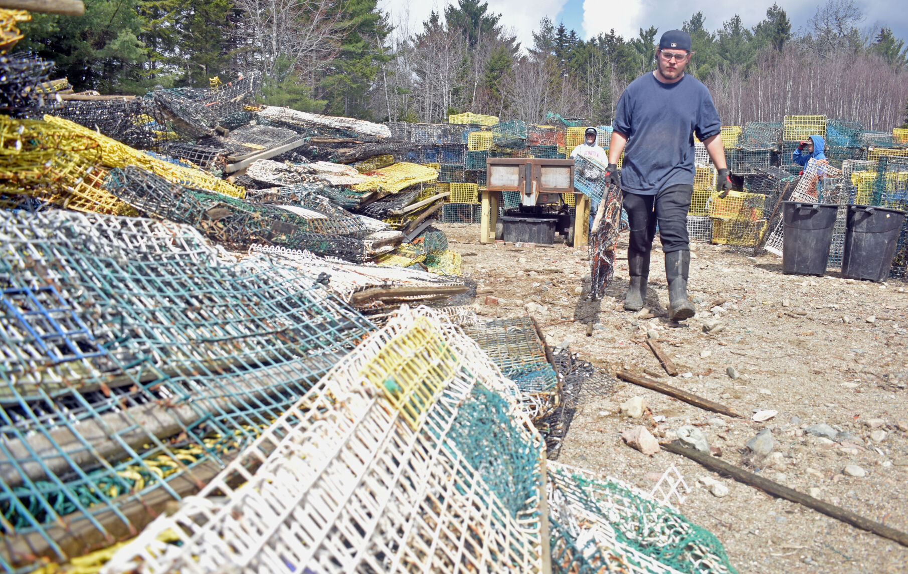 Crushing it: Gouldsboro operation repurposes old lobster traps