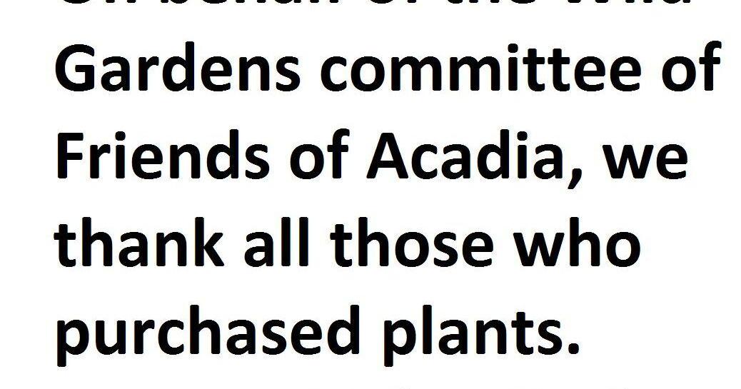 Botany lovers | Letters To Editor | mdislander.com