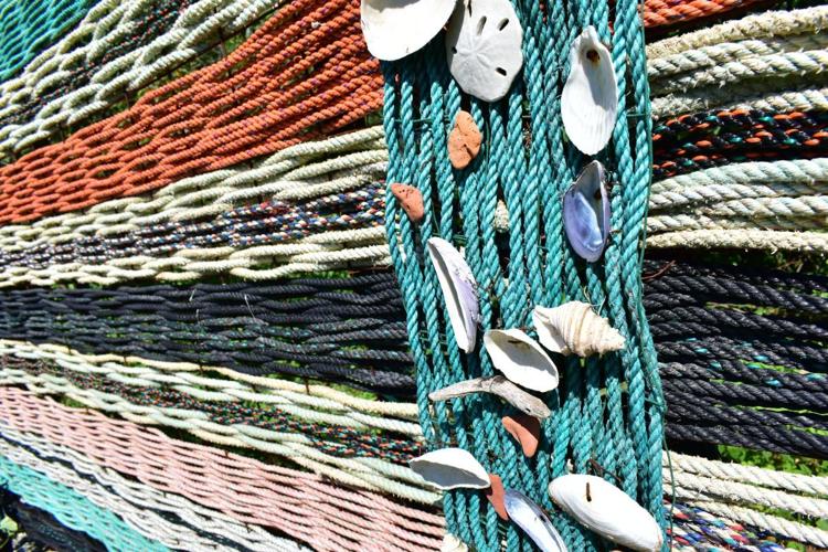 Two local women get creative with recycled lobster rope