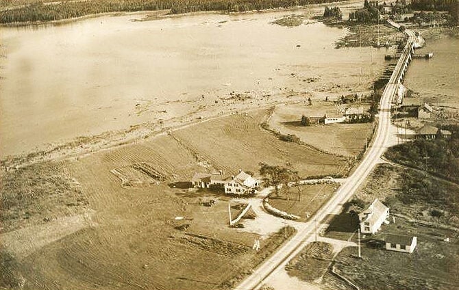 trenton bridge 1948 aerial