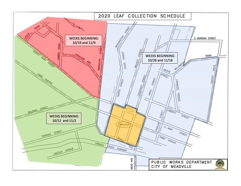 city-announces-leaf-pickup-schedule-news-meadvilletribune