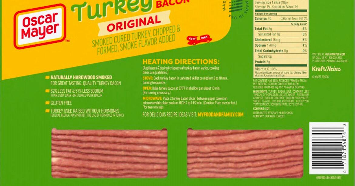 Turkey Bacon Recall