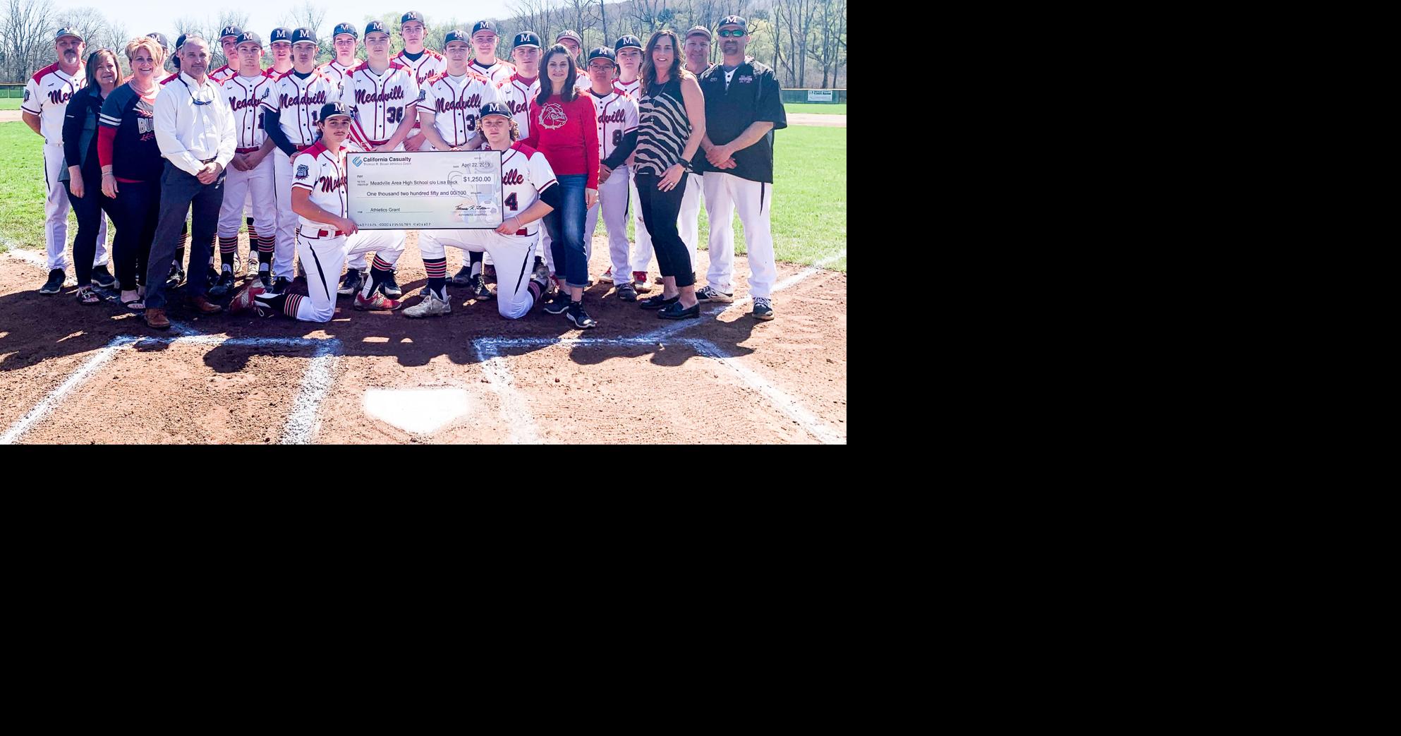 Meadville high school baseball team receives 1,250 grant Sports