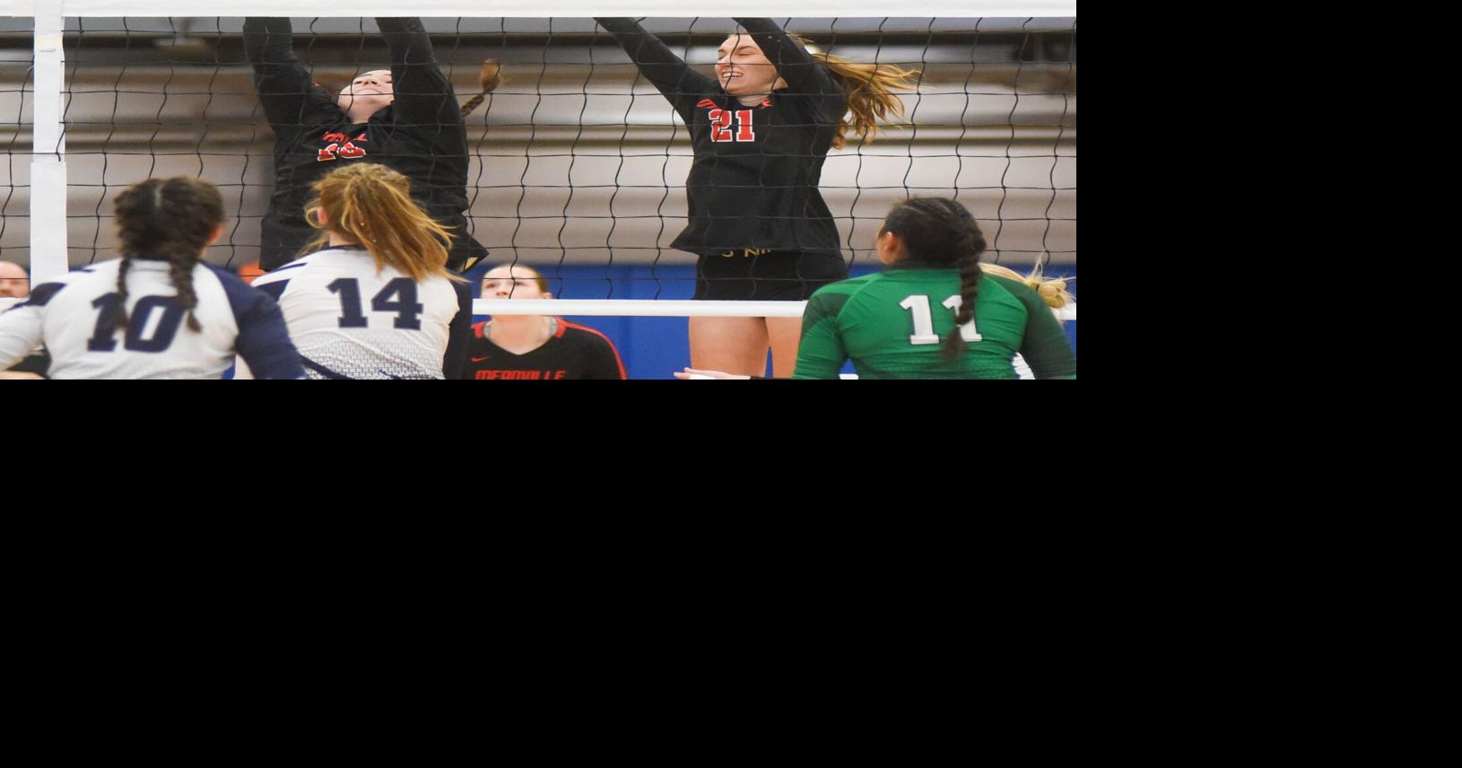 SLIDESHOW District 10 Girls Volleyball Championship Meadville vs