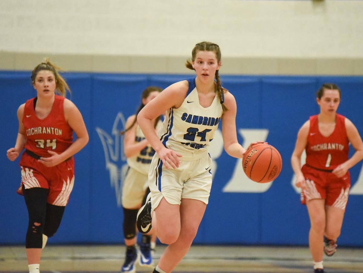 SLIDESHOW PIAA District10 Girls Basketball Playoffs Cambridge