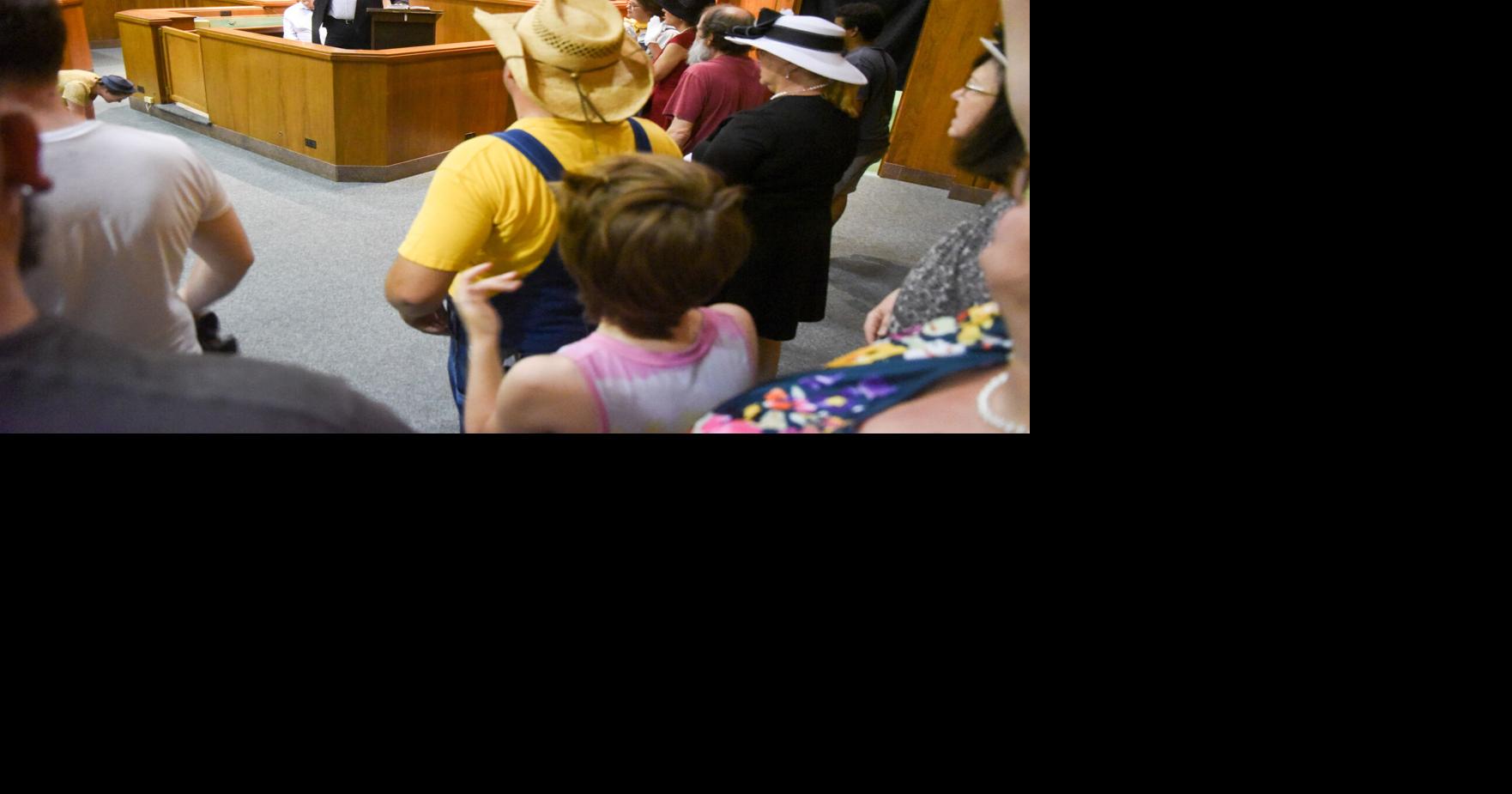 Drama in the courthouse News