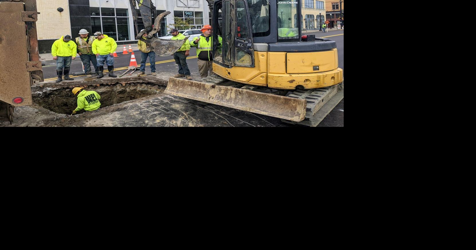 Freshly applied Park Avenue asphalt sees first repair work News