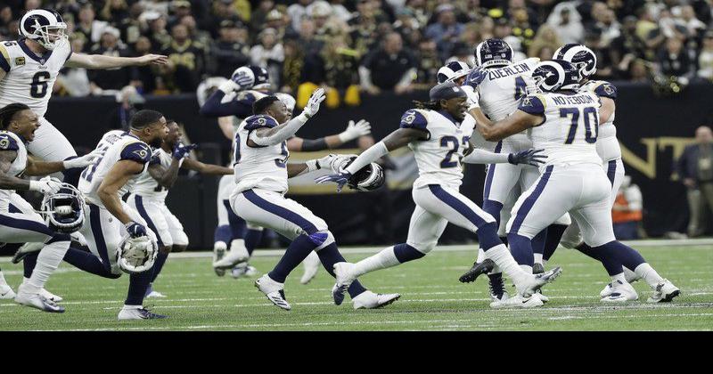 Zuerlein kicks 57-yard field goal in OT to send Los Angeles Rams