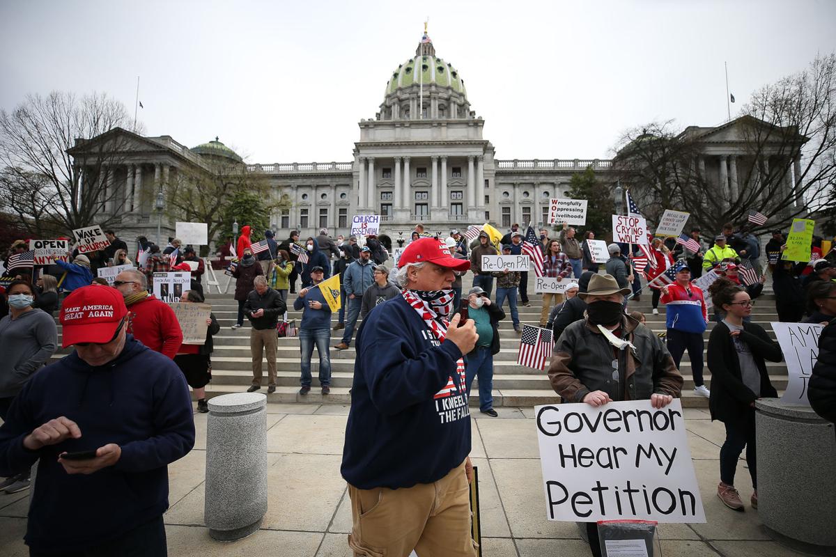 Hundreds gather at Capitol in Harrisburg for antishutdown rally