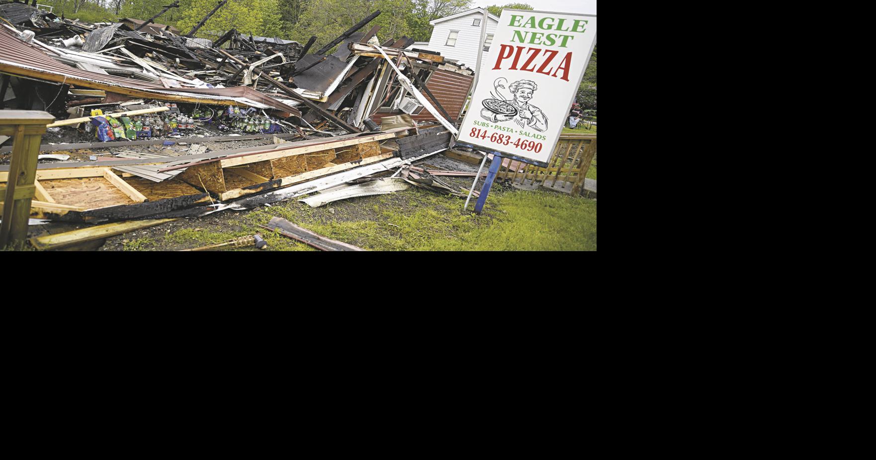 Fire destroys Eagle Nest Pizza in Linesville News
