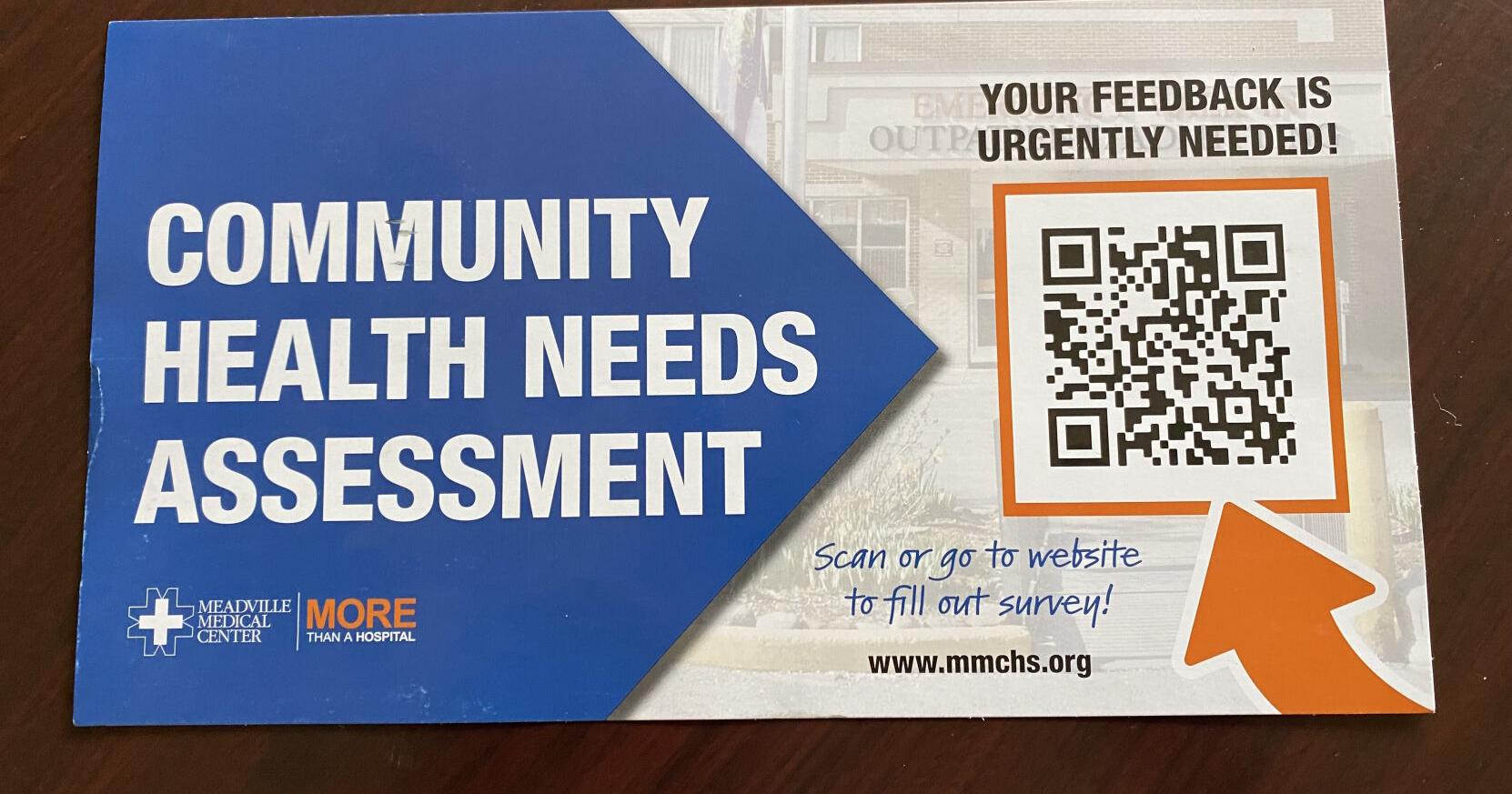 County's two hospitals seek input on local health care needs