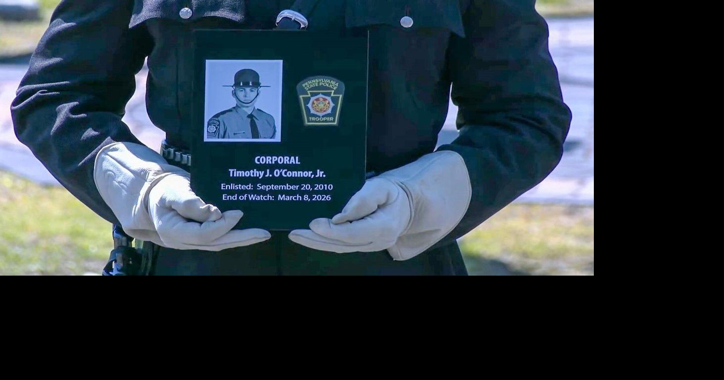 Cp. O’Connor honored at Pennsylvania State Police Memorial Ceremony