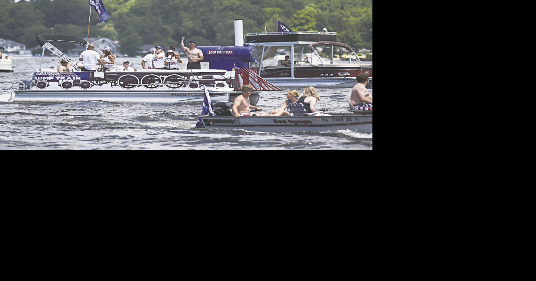Trump Train Boat Parade hits Conneaut Lake | News ...