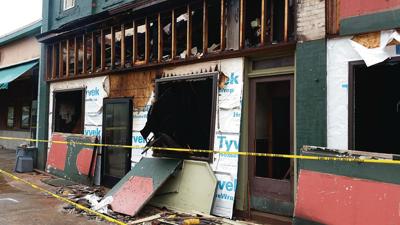 Fire At Downtown Cambridge Springs Building Leads To Roof Collapse Gutted Interior News Meadvilletribune Com