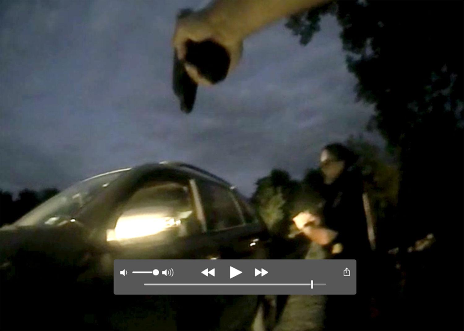 VIDEO Police dash cam of Martell shooting