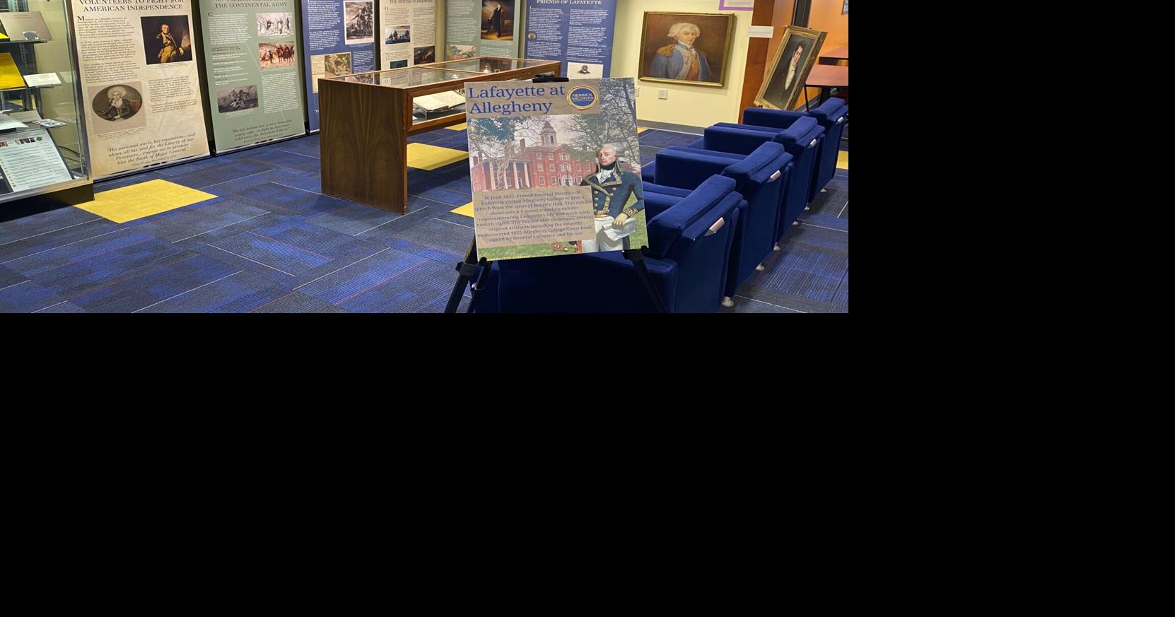 Lafayette exhibit on display at Pelletier Library | Community ...