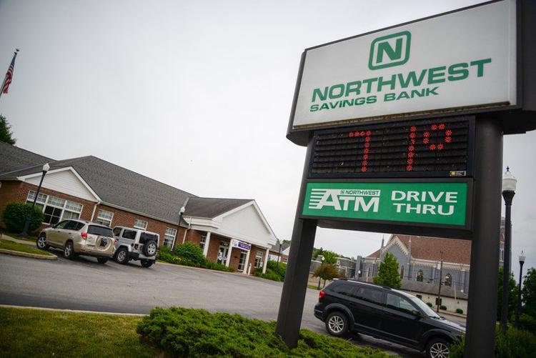 Approved variance means higher sign at Northwest Savings Bank allowed