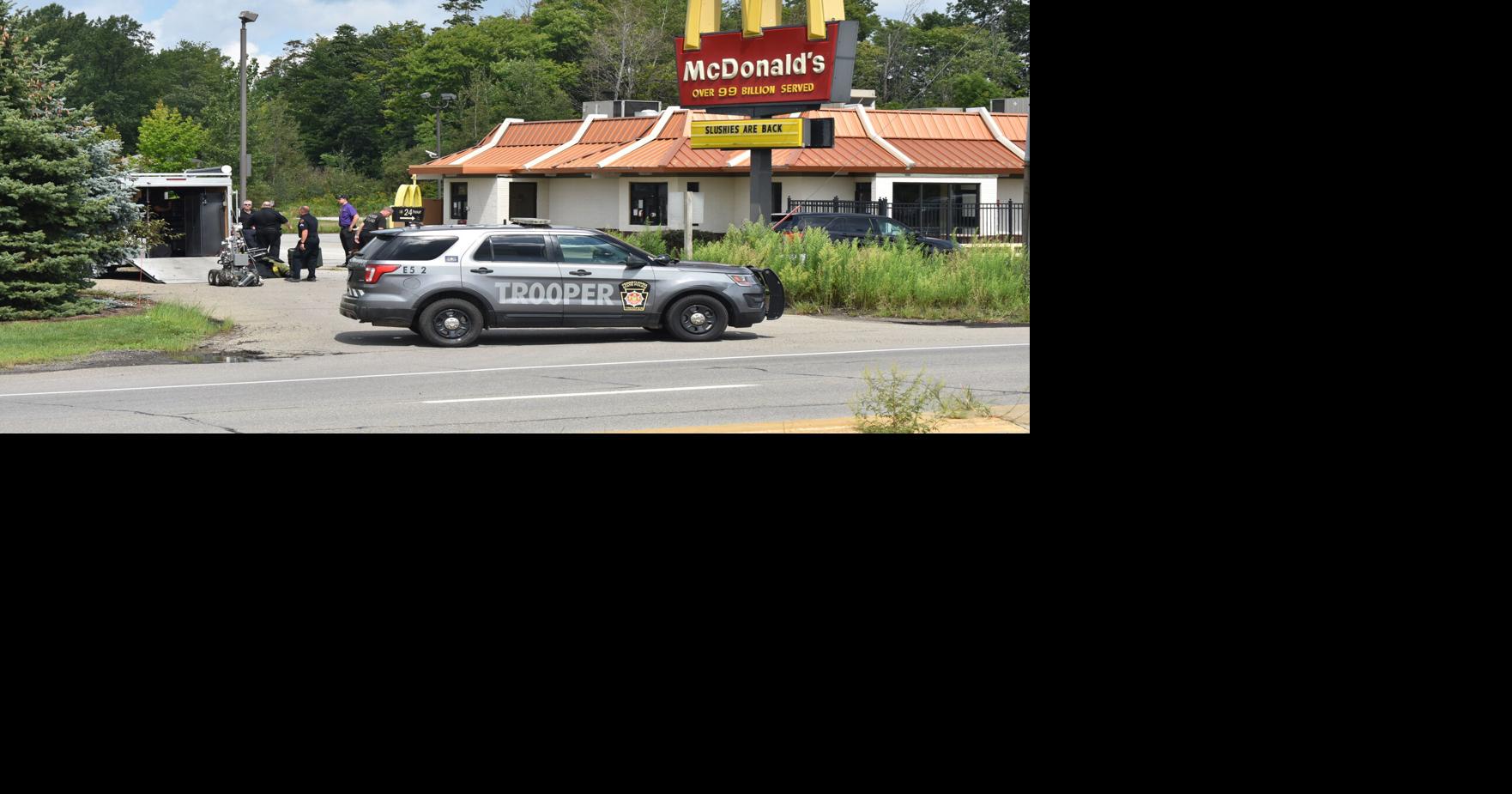 'Suspicious package' found at Vernon Township McDonald's News