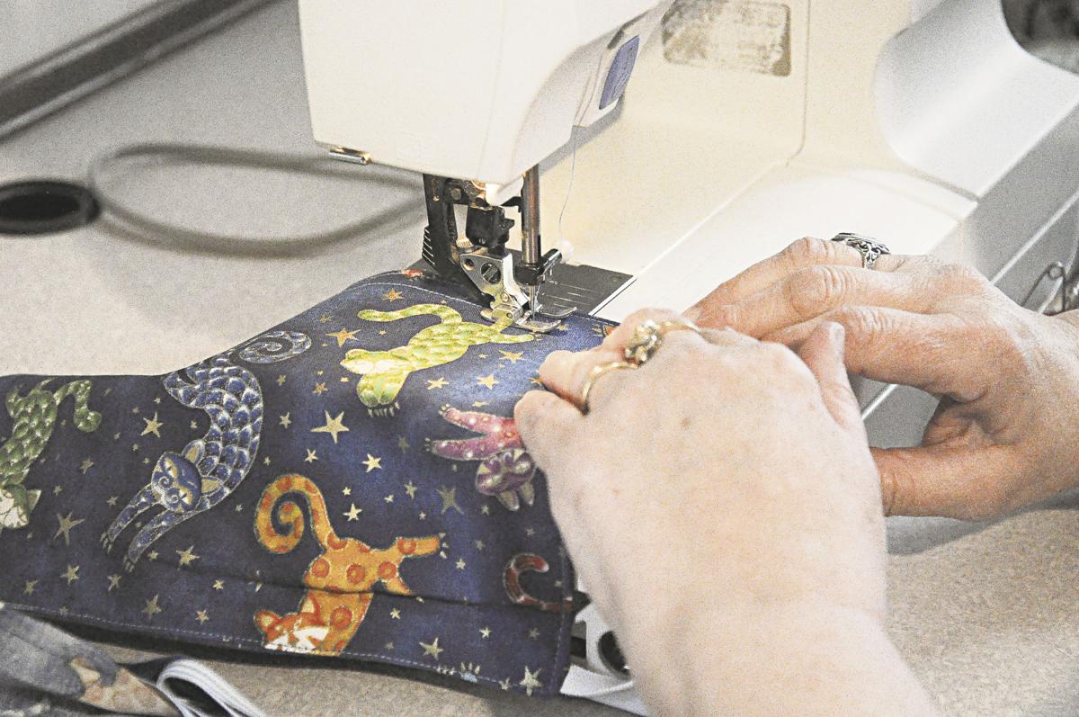 Sewing a face mask