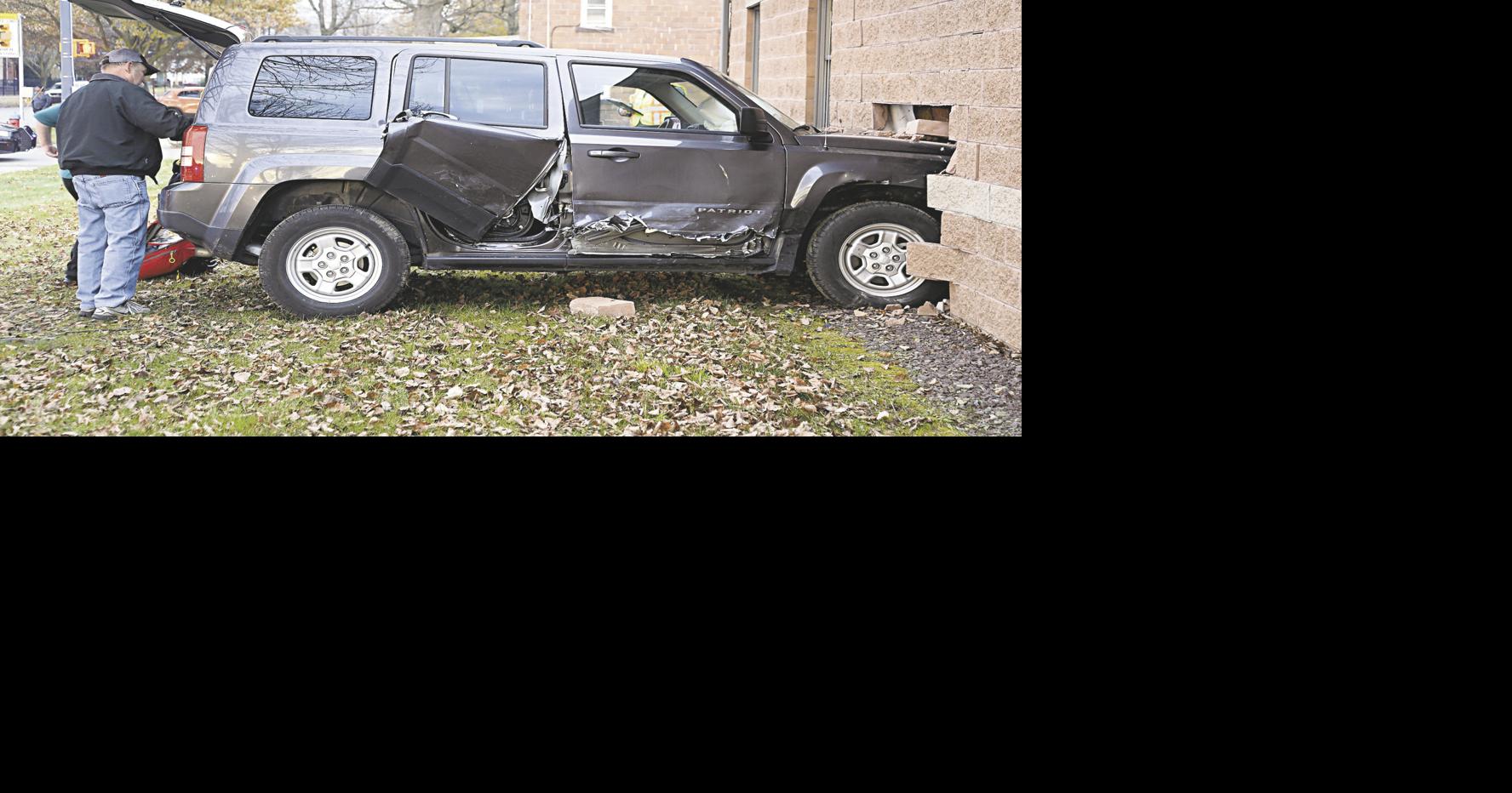 Meadville police Medical emergency triggered crash into building