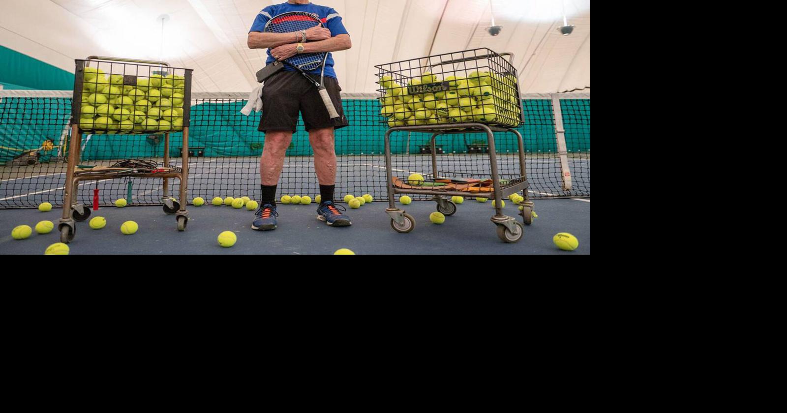 79 year old ringer beats guys half his age on Kansas City tennis courts