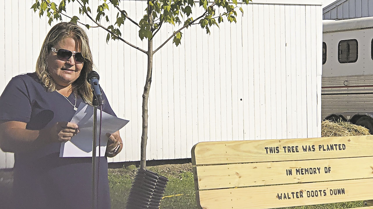 Boots Dunn memorialized with tree at county fairgrounds News meadvilletribune