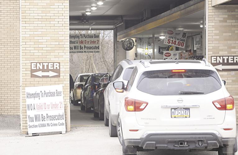 Long lines at beer distributor in Meadville Coronavirus