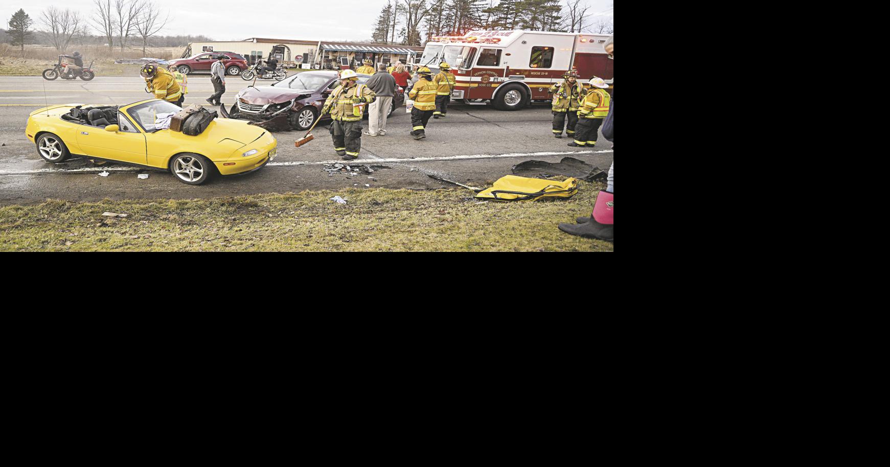 Two people hospitalized following Vernon Township crash News