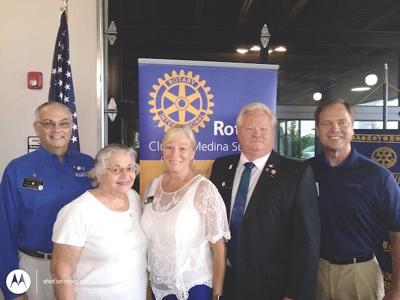 Medina Sunrise Rotary Welcomes Rotary District Governor David Jones & First Lady Georgeann