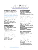 MEDINA COUNTY Local Food Sources