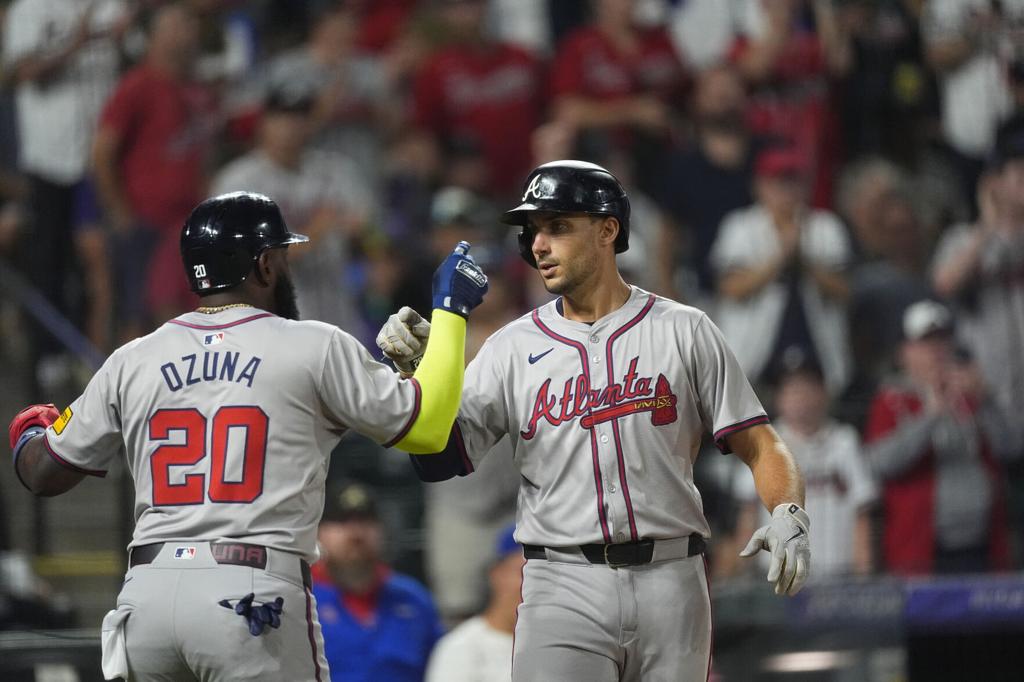 Matt Olson homers twice, drives in 6 as Braves snap 6-game losing streak  with 11-8 win over Rockies | National Sports | meridianstar.com