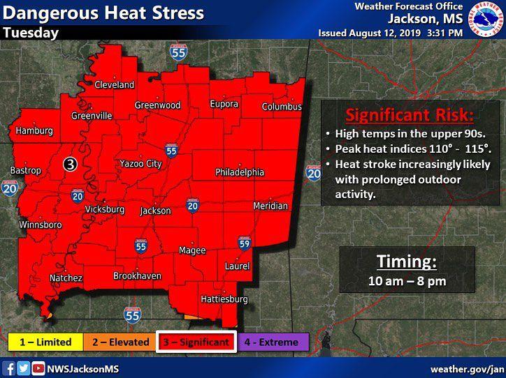 East Mississippi under heat advisory | Local News | meridianstar.com