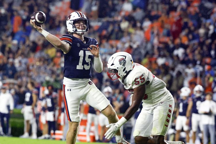 New QB Hank Brown throws for 4 TDs, leads Auburn to 45-19 win over New  Mexico | National Sports | meridianstar.com