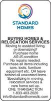 BUYING HOMES & RELOCATION SERVICES