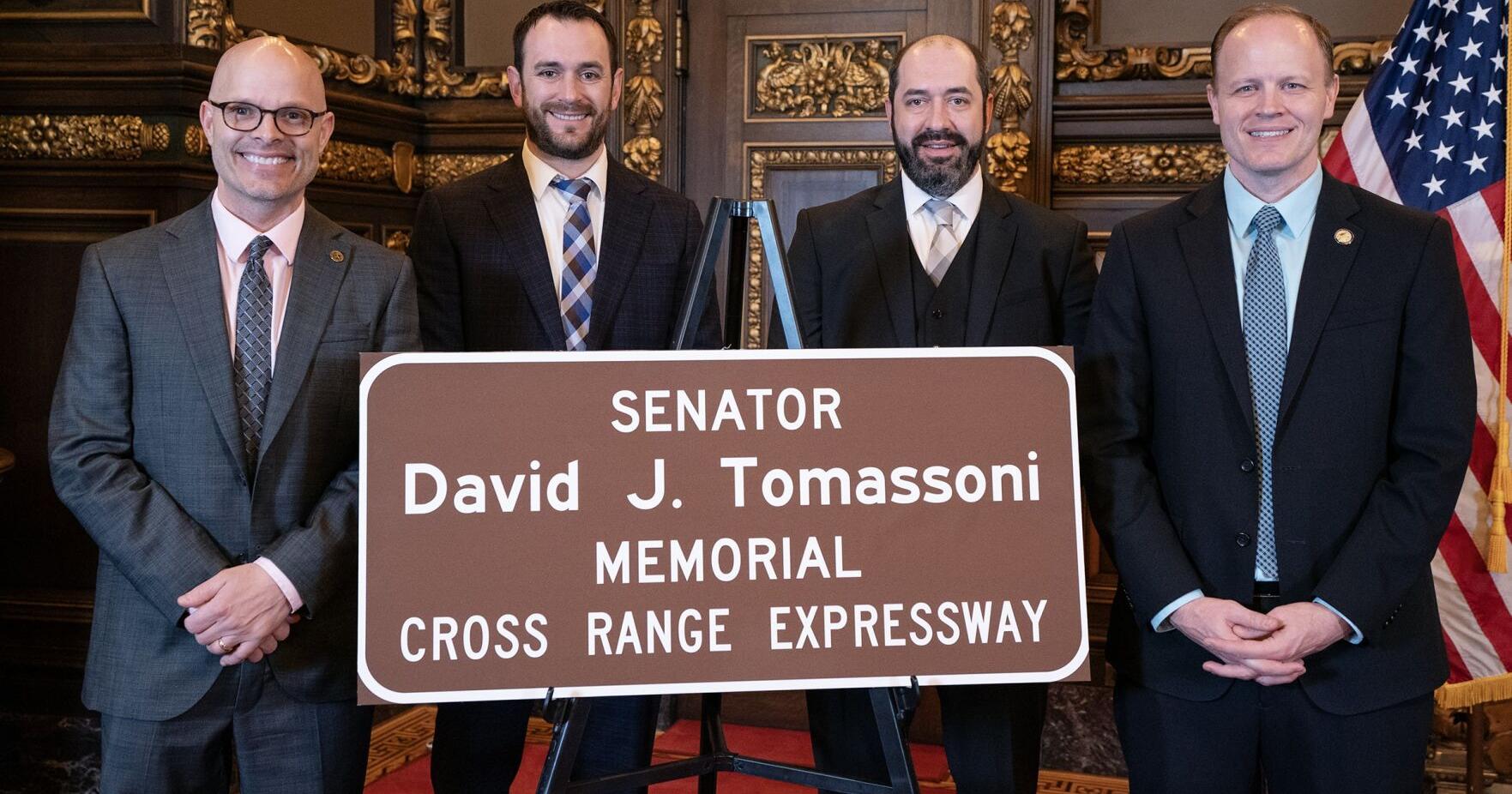 Highway renamed for late Sen. Dave Tomassoni - Vimarsana News