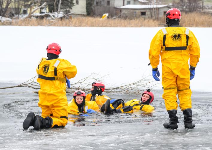 Static Ice Rescue Hibbing Fire Department Ice Rescue Training | Gallery | mesabitribune.com