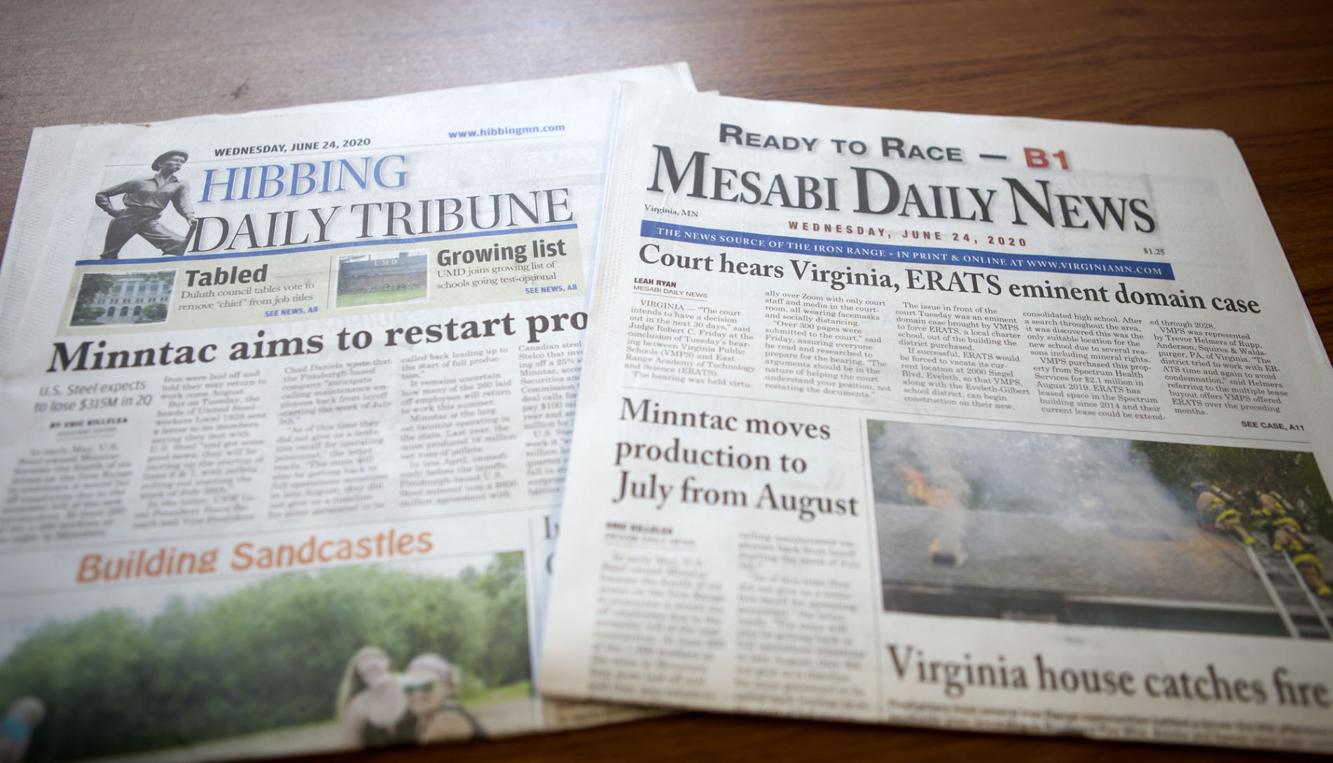 Mesabi Daily News, Hibbing Daily Tribune to merge July 8, keep sixday