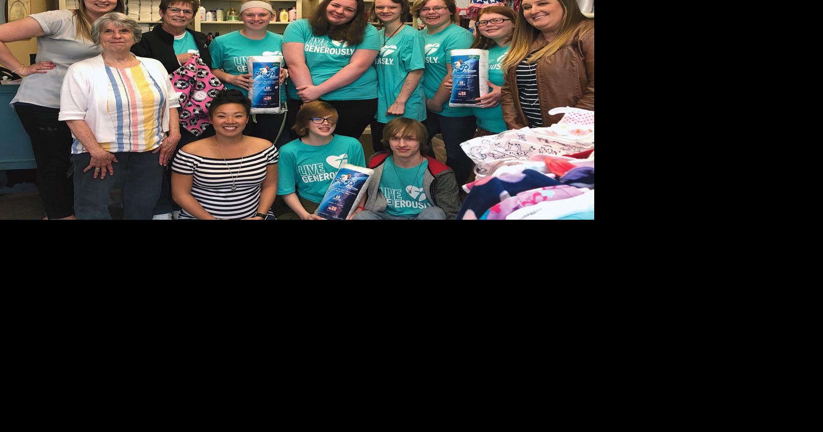 Mesabi East student donate pillows to care center News