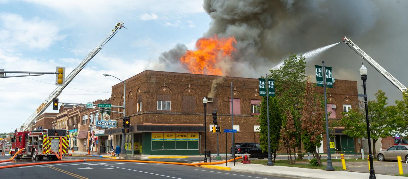 Fire Engulfs Moose Lodge In Hibbing News Mesabitribune Com