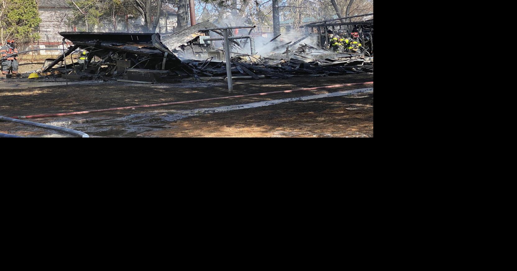 Fire destroys garage, damages another in Kelly Lake | Local ...