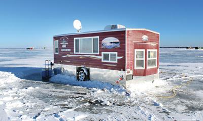 The age of 'comfort' ice fishing, Featured