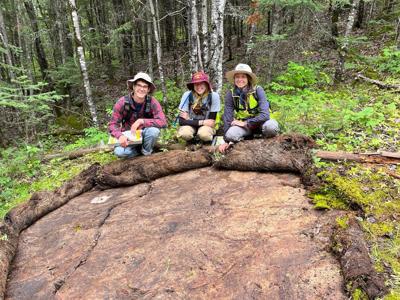 Students dig deep in field geology course