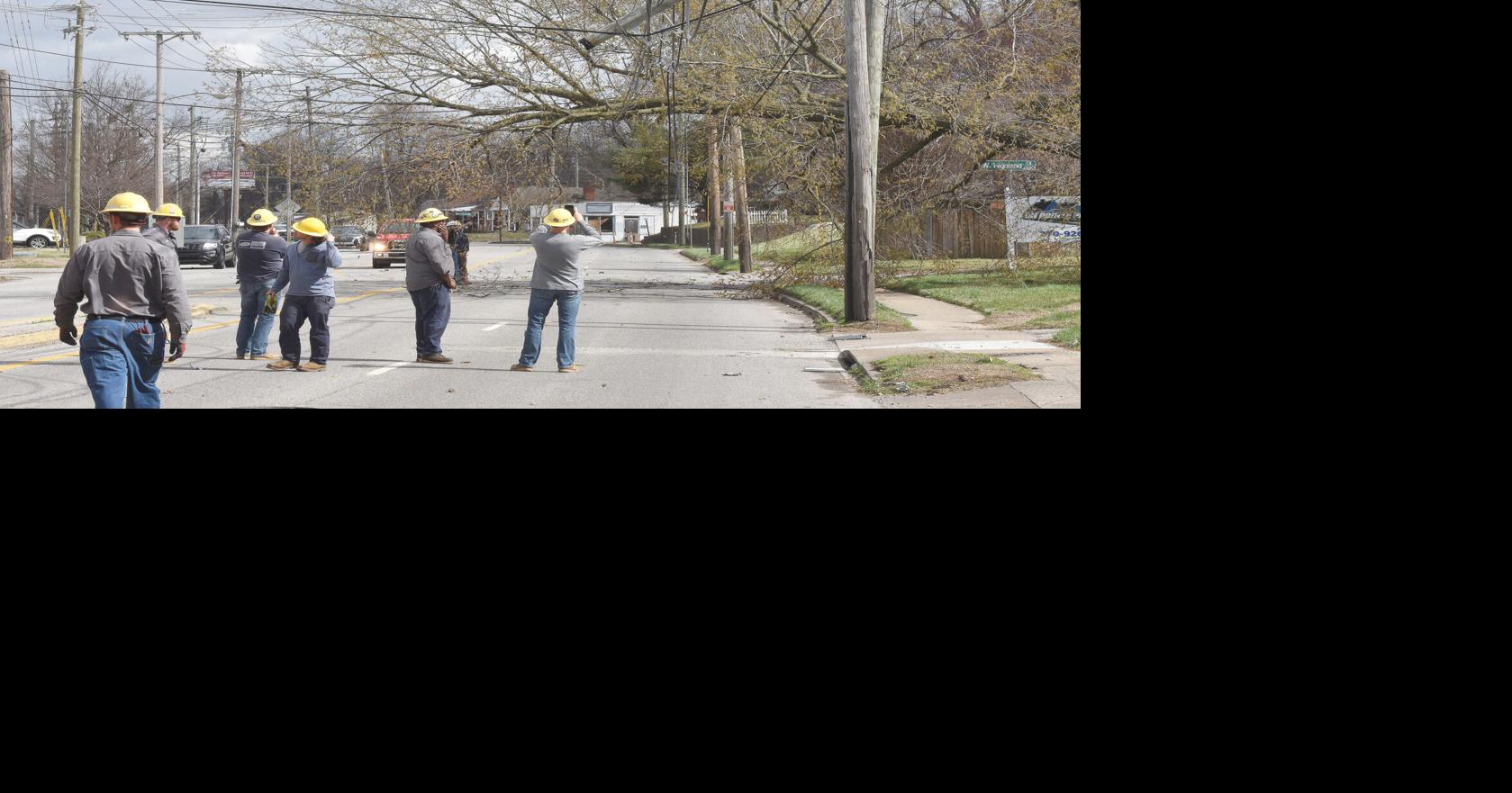 Strong winds cause power outages throughout city | News | messenger ...