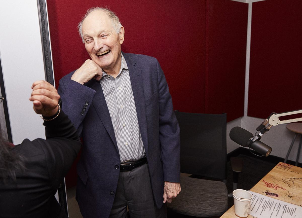 Alan Alda Would Like Your Attention News Messenger Inquirer Com Alan alda is an american author, actor, director as well as a screenwriter who is known best for his portrayal of captain hawkeye pierce on the tv series m*a*s*h. alan alda would like your attention
