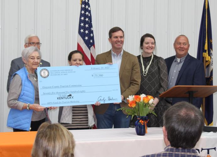 Beshear presents 10.4M to local organizations Grayson County