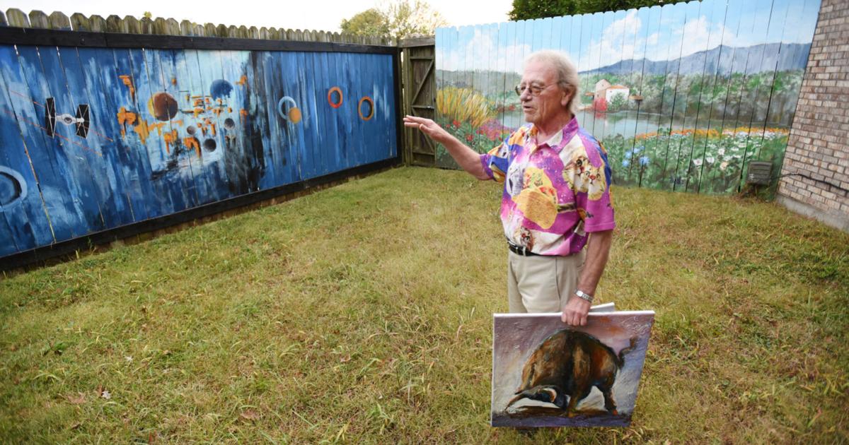 Discovering the artist within: Bob Wetzel has painted hundreds of ...
