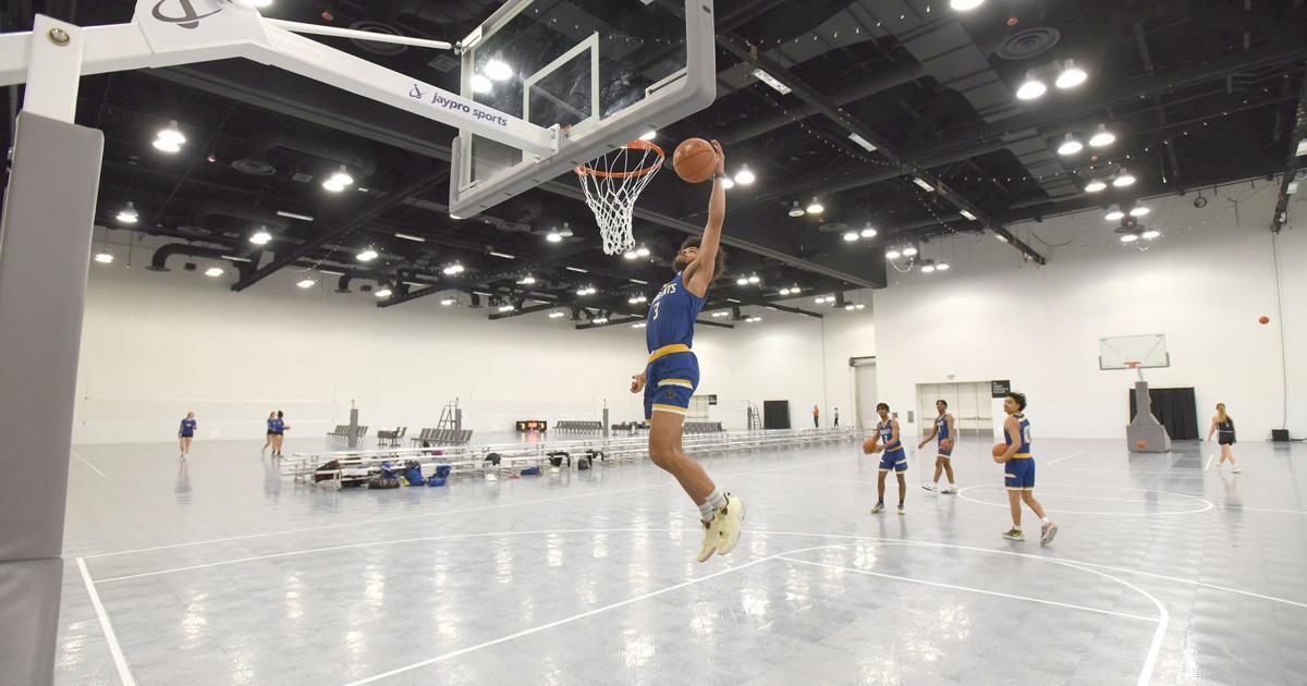 Multipurpose sports floor getting early use at convention center | Sports Multipurpose sports floor getting early use at convention center | Sports