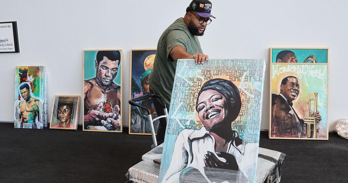 Lewis Messen Lewis art exhibit opens at convention center | Local News | messenger ...