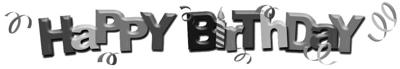 Happy Birthday banner