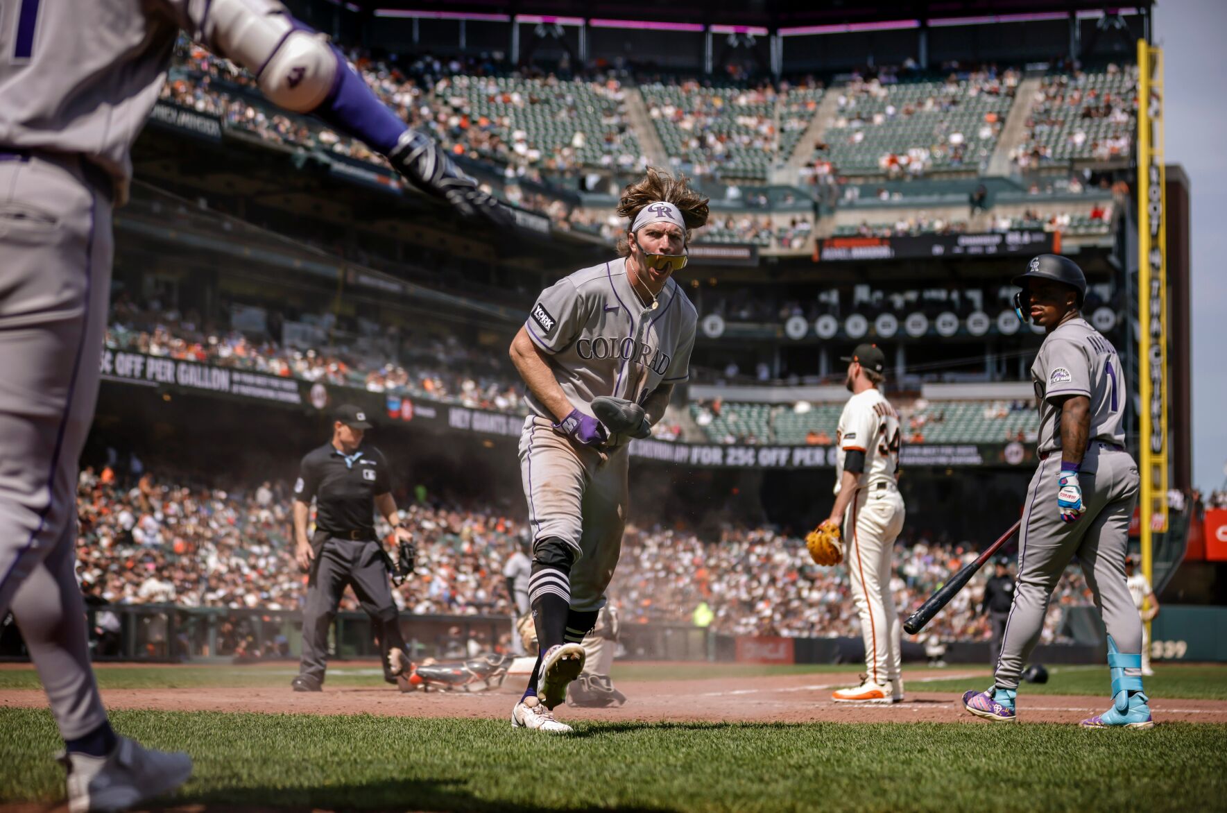 Amador and Sullivan hit 3-run HRs to help Rockies beat Giants 13-7